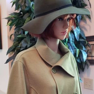Green Wool Blazer. (Hat is not included.)